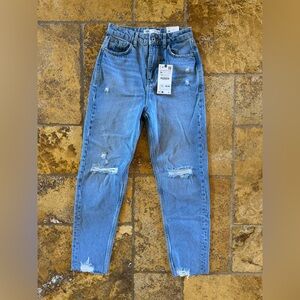 Light Wash Zara Ripped Jeans